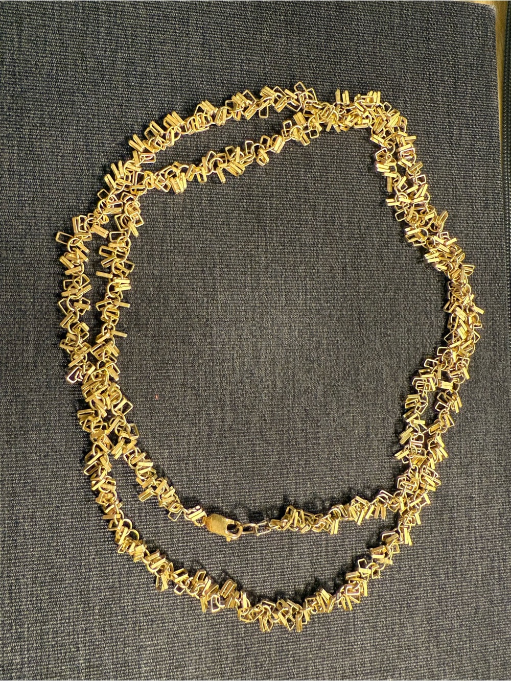 14KT Goldfilled Matte Link Chain Necklace
